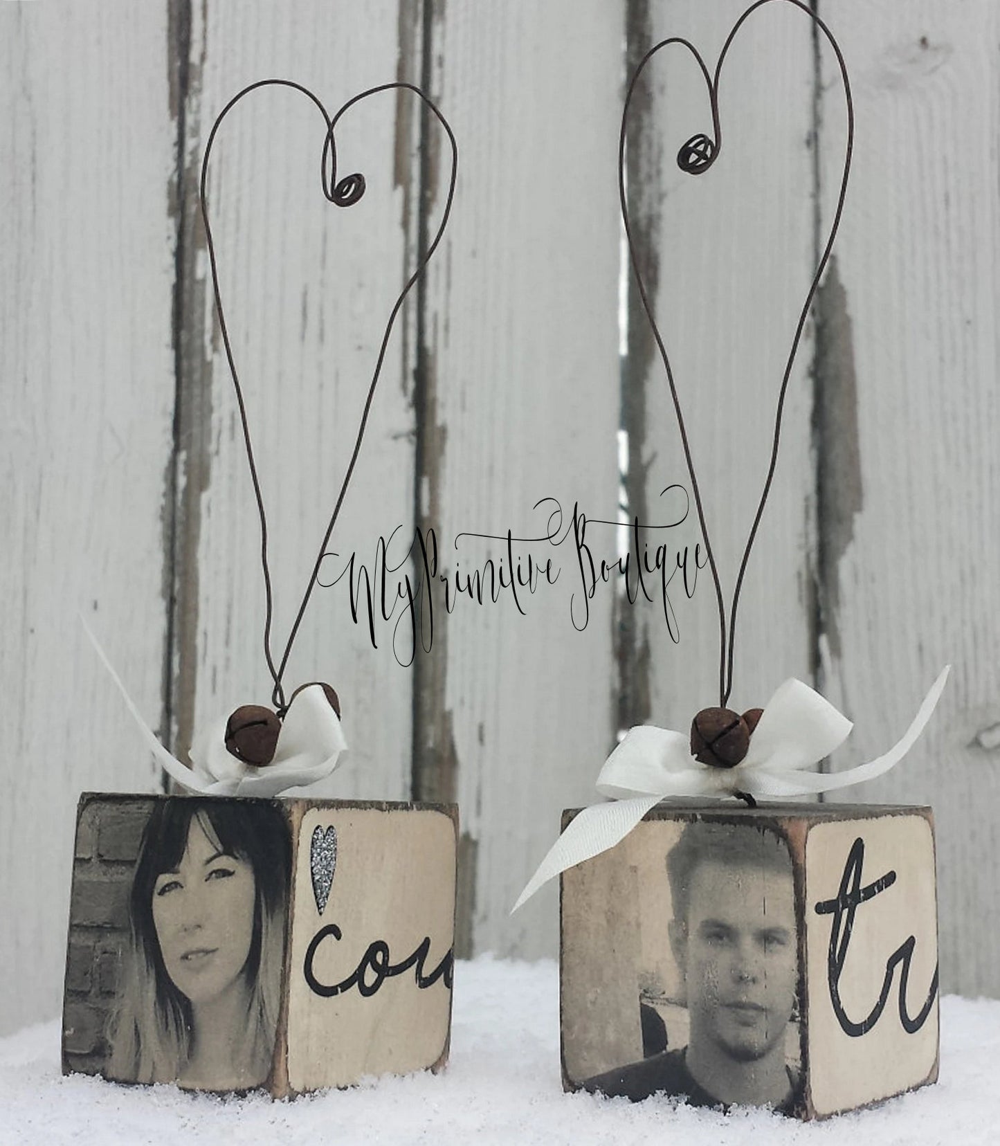 Custom Photo Ornament – Personalized Christmas Ornament Keepsake – Gift for All Ages – Handmade Rustic Holiday Decoration
