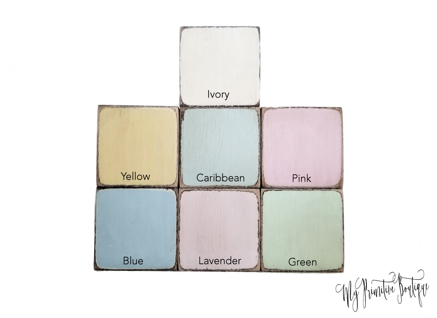 Our rustic photo ornament colors