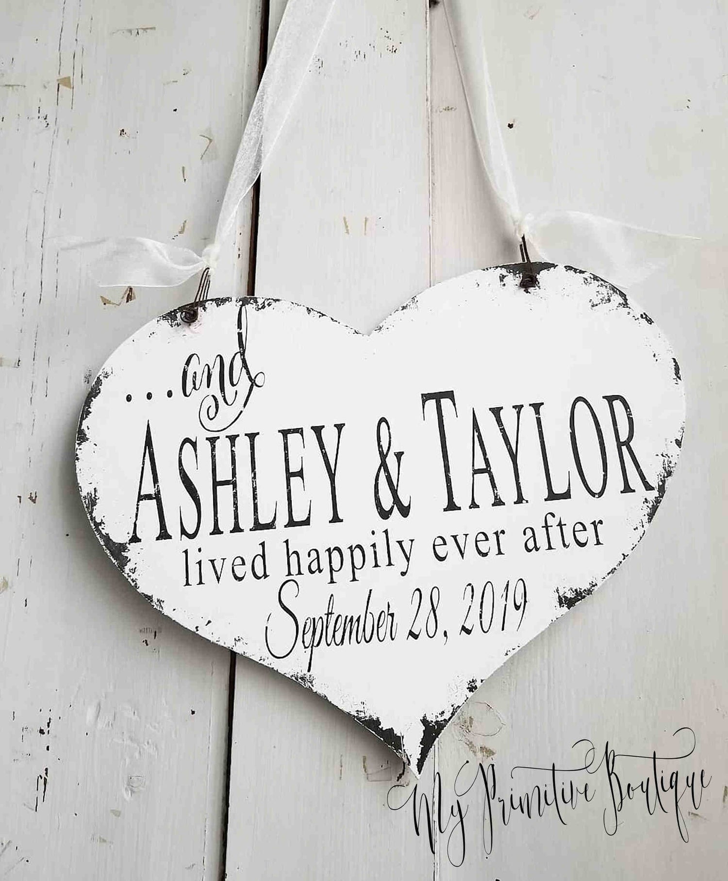 Shop rustic wedding signs hand-painted with names, dates, and special messages. Perfect for ceremonies, receptions, photo props, and farmhouse décor.