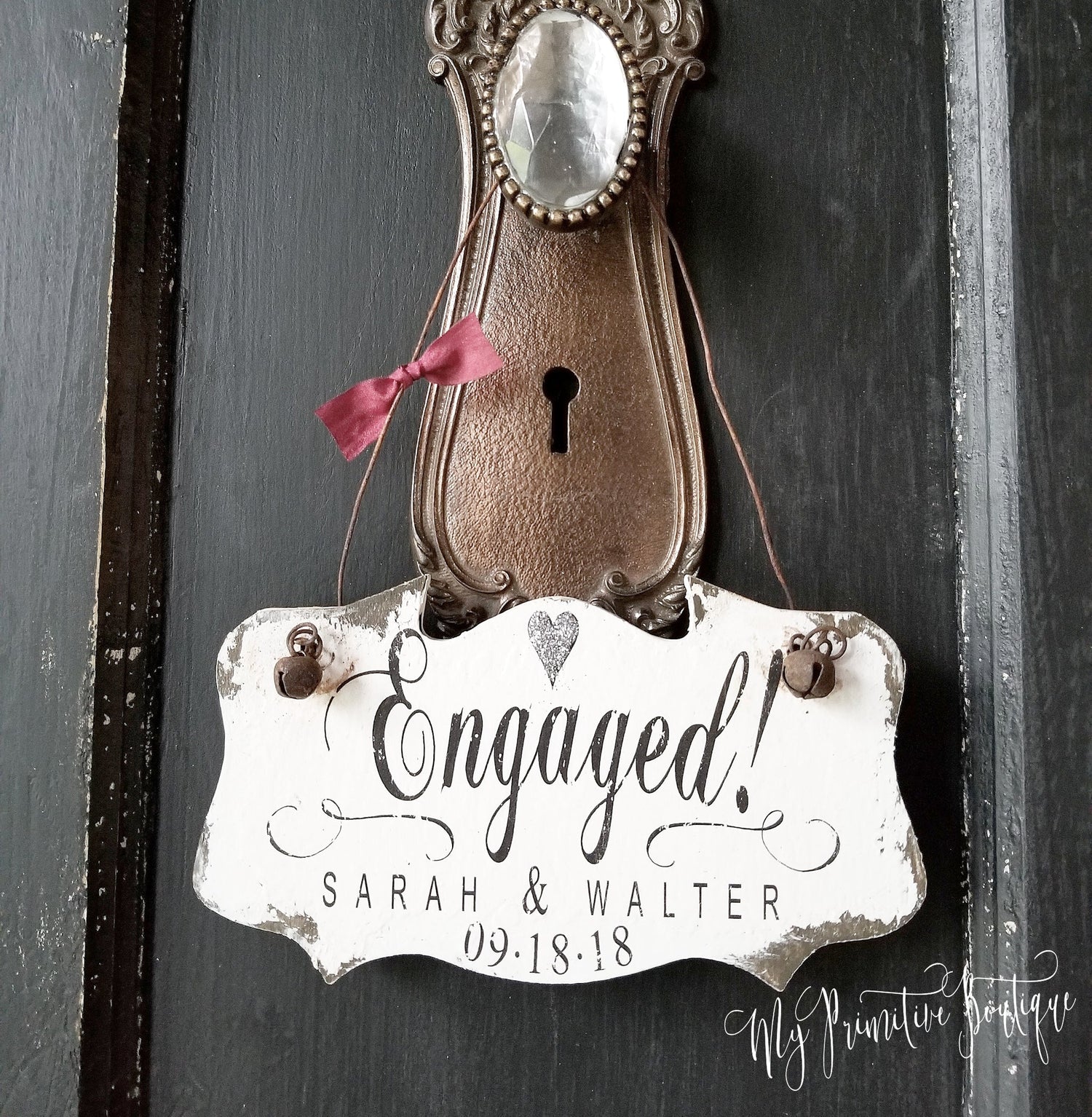 Find unique rustic ornaments personalized for engagements, babies, weddings, and holidays. Hand-painted farmhouse-style keepsakes for every occasion.