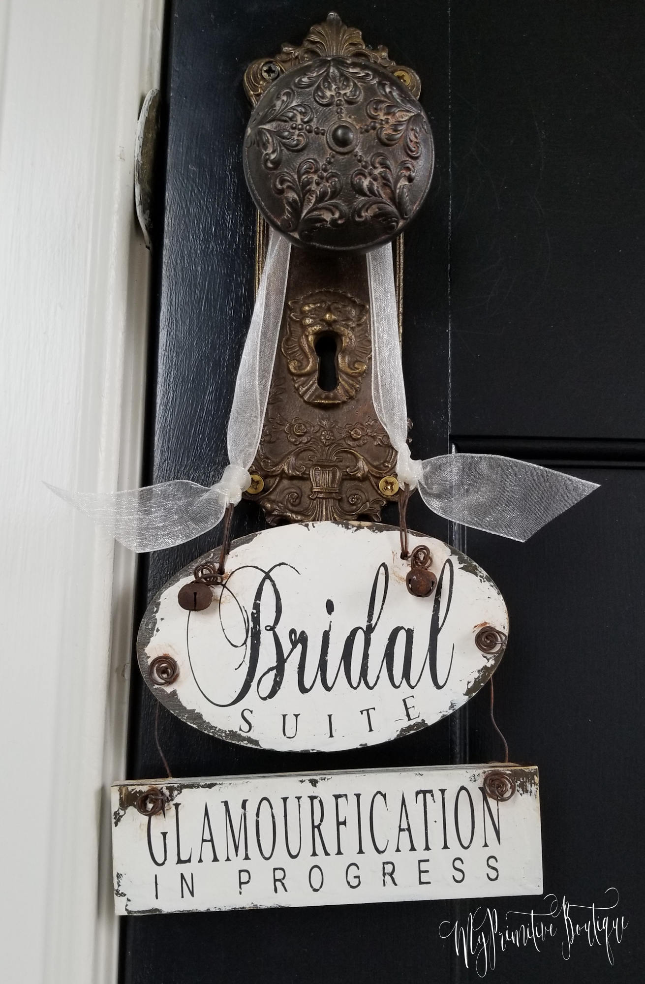 Bridal Suite wedding sign for the bridal suite.