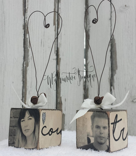Custom Photo Ornament – Personalized Christmas Ornament Keepsake – Gift for All Ages – Handmade Rustic Holiday Decoration