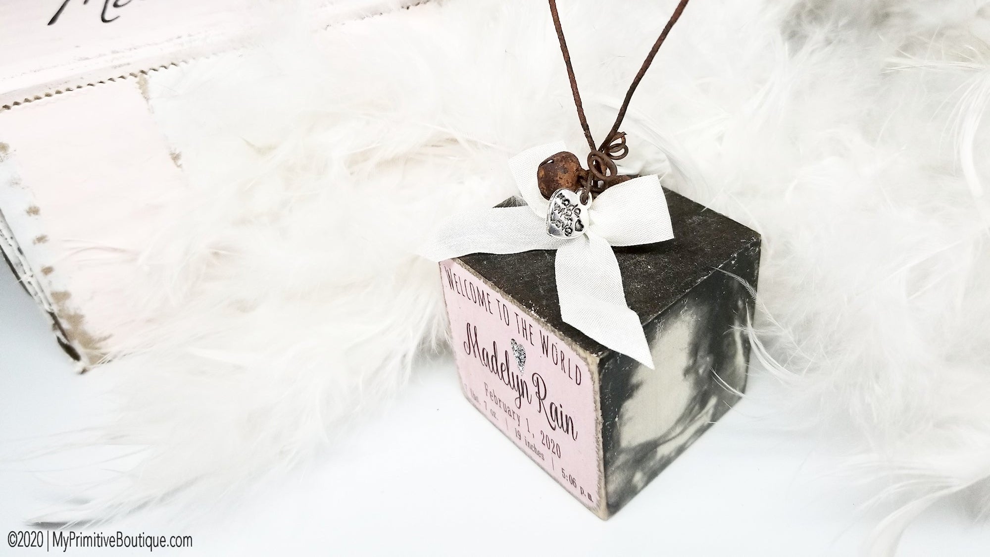 Welcome to the world personalized baby ornament